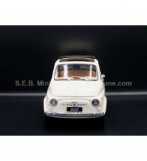 FIAT 500F CREAM FROM 1968 1:12 KK SCALE front side