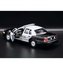 FORD CROWN VICTORIA POLICE USA 1:24 WELLY vue avec porte ouverte