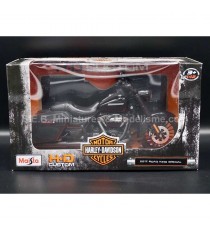 HARLEY DAVIDSON ROAD KING SPECIAL BLACK 1:12 MAISTO in the packaging