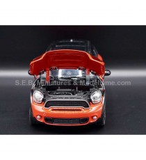 MINI COOPER S COUNTRYMAN R60 ROUGE 1:24 RASTAR capot moteur ouvert