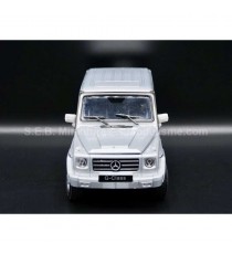 MERCEDES-BENZ CLASS G V8 FROM 2009 SILVER 1:24 WELLY front side