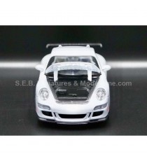PORSCHE 911 GT3 RS 997 WHITE 1:24 WELLY open hood