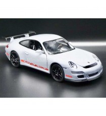 PORSCHE 911 GT3 RS 997 WHITE 1:24 WELLY right front