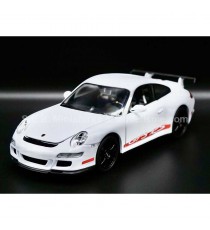 PORSCHE 911 GT3 RS 997 WHITE 1:24 WELLY left front