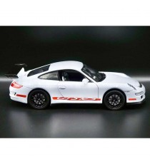 PORSCHE 911 GT3 RS 997 WHITE 1:24 WELLY right side