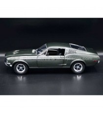 FORD MUSTANG GT FROM THE MOVIE BULLITT FROM 1968 HOLLYWOOD SERIE II 1:24 GREENLIGHT left side