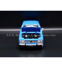 PEUGEOT 504 FROM 1974 BLUE 1:24 WELLY open hood