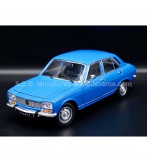 PEUGEOT 504 FROM 1974 BLUE 1:24 WELLY left front