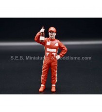 RACING LEGEND PILOT FIGURE YEAR 2000 RED 1:18 AMERICAN DIORAMA front side