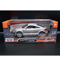 AUDI TT COUPE FROM 2007 SILVER 1:18 MOTORMAX IN THE PACKAGING
