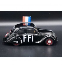 PEUGEOT 202 FFI (FRENCH POLICE) FROM 1938 BLACK 1:43 ODEON right side