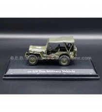 JEEP WILLYS 1/4 MILITARY U.S.A ( 75th birthday D-DAY ) 1:43 CARARAMA left side