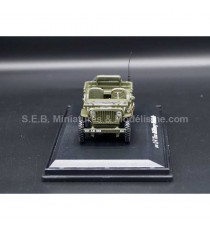 JEEP WILLYS 1/4 MILITARY U.S.A ( 75th BIRTHDAY D-DAY ) OPEN SOFT-TOP 1:43 CARARAMA front side