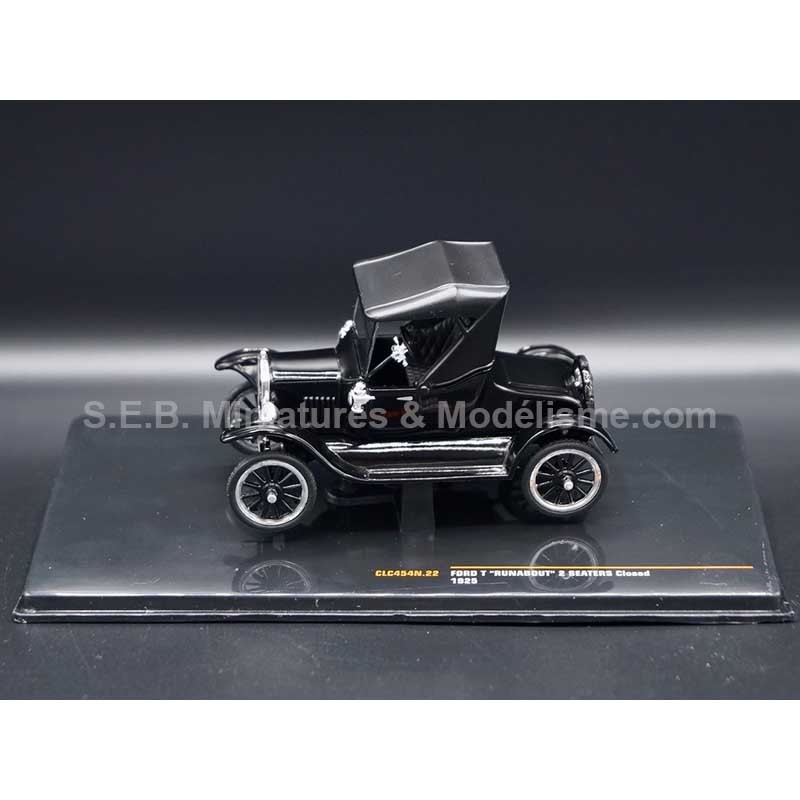 FORD T RUNABOUT NOIR 1925 1:43 IXO-MODELS vue de côté gauche FORD T RUNABOUT NOIR 1925 1:43 IXO-MODELS vue de côté gauche