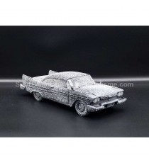 PLYMOUTH FURY 1958 BURNT VERSION FILM "CHRISTINE IN 1983" 1:24 GREENLIGHT front right