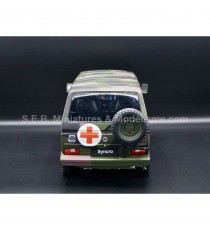VW T3 BUS SYNCRO FROM 1987 MILITARY AMBULANCE 1:18 KK SCALE back side