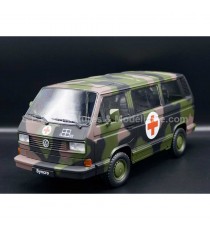 VW T3 BUS SYNCRO FROM 1987 MILITARY AMBULANCE 1:18 KK SCALE front left