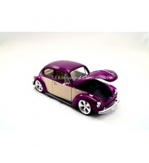 VW VOLKSWAGEN COCCINELLE COLÉOPTÈRE TUNING 1:24 WELLY COFFRE AVANT OUVERT