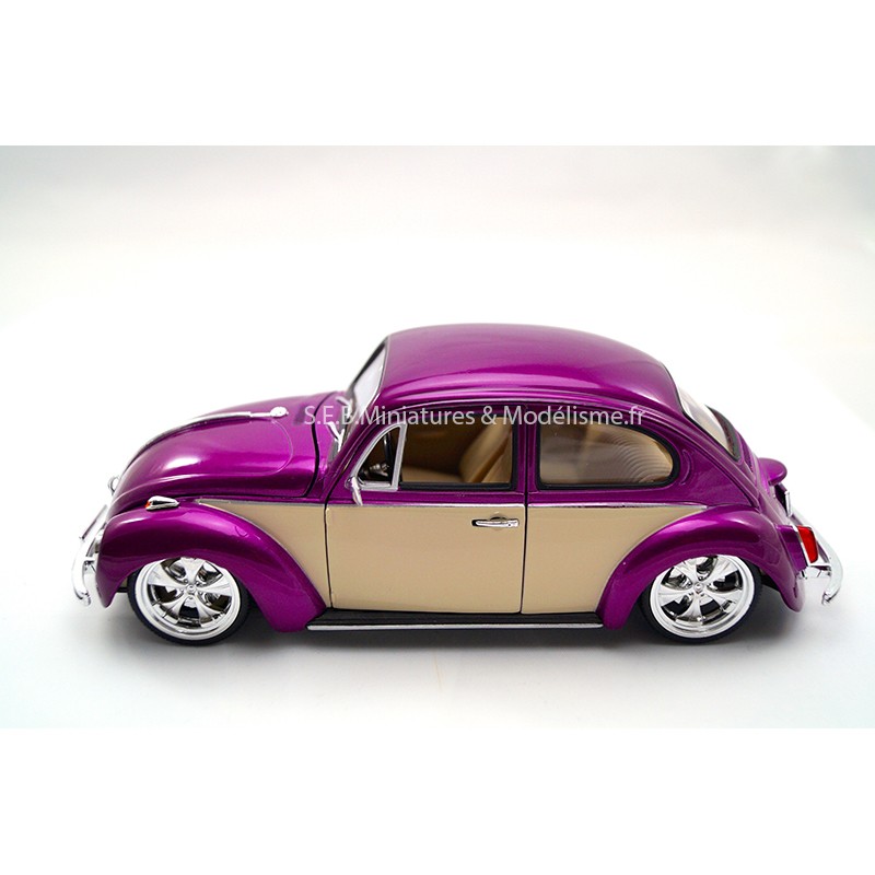 VW VOLKSWAGEN COCCINELLE COLÉOPTÈRE TUNING 1:24 WELLY
