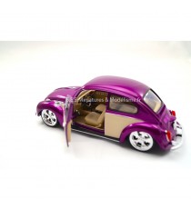 VW VOLKSWAGEN COCCINELLE COLÉOPTÈRE TUNING 1:24 WELLY PORTE AVANT OUVERTE
