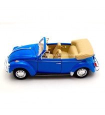 VW VOLKSWAGEN COCCINELLE COLÉOPTÈRE CABRIOLET OUVERTE 1:24 WELLY vue de côté gauche