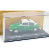 VW VOLKSWAGEN BEETLE TAXI MEXICO 1985 VERT / BLANC 1:43 PRESSE