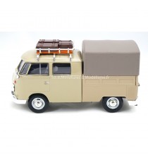 VW VOLKSWAGEN COMBI T1 TYPE II PICK-UP MARRON 1:24 MOTORMAX côté gauche