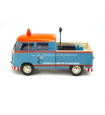 VW VOLKSWAGEN COMBI T1 TYPE II PICK-UP SERVICE CLIENTS VOLKSWAGEN REPARATION RAPIDE 1:24 MOTORMAX côté gauche