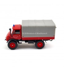 MERCEDES-BENZ UNIMOG 416 VÉHICULE POMPIERS SECOURS MONTAGNE DE 1963 - 1:50 SOLIDO