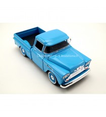 CHEVROLET CHEVY APACHE FLEETSIDE PICK-UP DE 1958 BLEU 1:24 MOTORMAX avant droit