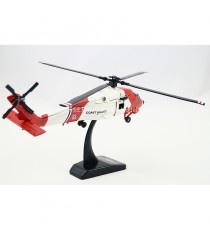 HÉLICOPTÈRE SIKORSKY HH-60 JAY HAWK GARDE CÔTES ARMY USA 1:60 NEW RAY, vue arrière droit
