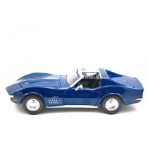 CHEVROLET CORVETTE 1970 BLEU 1:24 MAISTO côté gauche