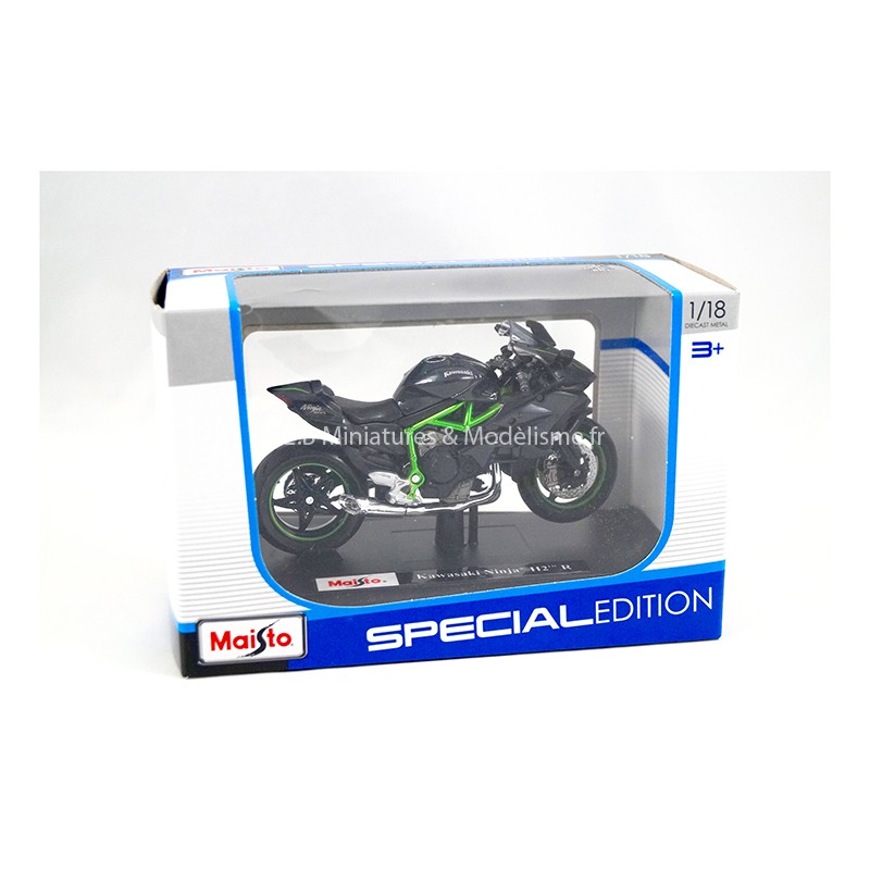 KAWASAKI NINJA H2 R NOIR 1:18 MAISTO SOUS BLISTER