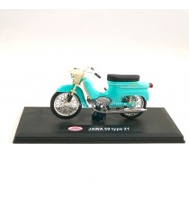 JAWA 50 TYPE 21 BLEU TURQUOISE 1:18 ABREX côté gauche