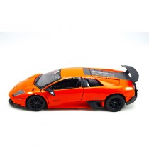 LAMBORGHINI MURCIELAGO Lp670-4 SV SUPERVELOCE DE 2009 ORANGE 1:24 RASTAR vue de côté gauche