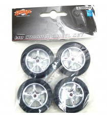 SET DE 4 ROUES COMPLÈTES FORD COBRA 1:18 GMP DANS SON EMBALLAGE