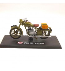 JAWA 250 PERAK 1950 VERT OLIVE 1:18 ABREX côté gauche