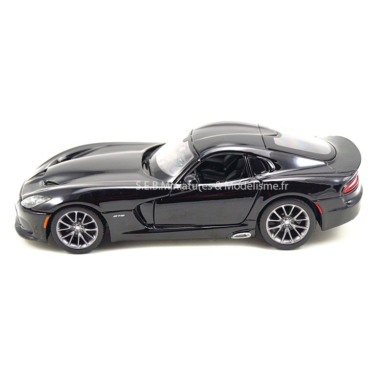 DODGE VIPER GTS SRT NOIR 2013 - 1:24 MAISTO, CÔTÉ GAUCHE