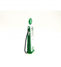 POMPE A ESSENCE EMBLÈME QUAKER STATE STYLE A 1/18 LUCKY DIE CAST vue de profil