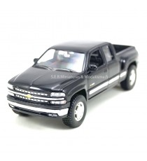CHEVROLET SILVERADO EXTENDED CAB PICK-UP 1999 NOIR 1:24 WELLY