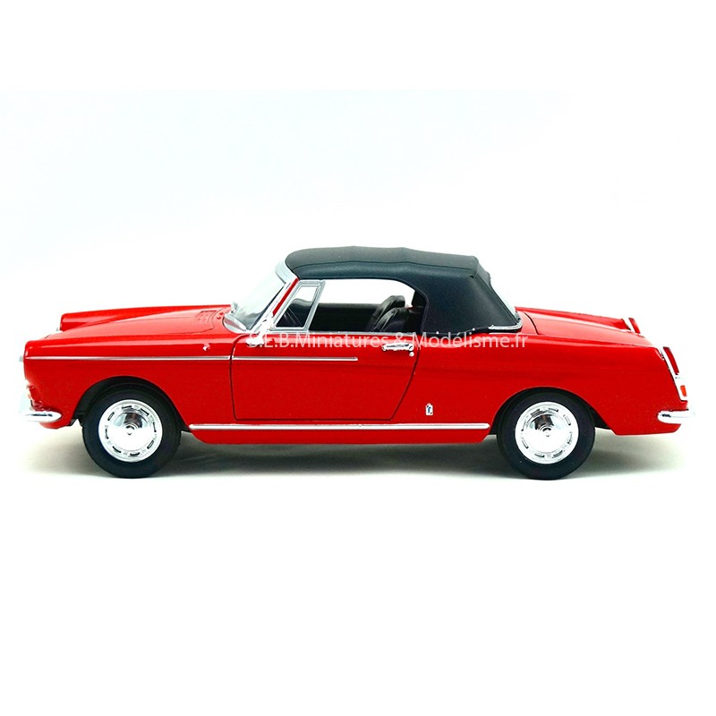 PEUGEOT 404 CONVERTIBLE FROM 1963 RED 1:24 WELLY