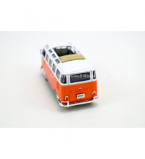 VW VOLKSWAGEN T1 SAMBA FROM 1962 OPEN ROOF MICROBUS 1:43 LUCKY DIE CAST