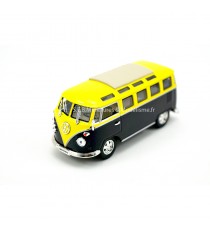 VW VOLKSWAGEN T1 SAMBA DE 1962 MICROBUS TOIT FERMÉ 1:43 LUCKY DIE CAST, AVANT GAUCHE