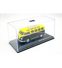 VW VOLKSWAGEN T1 SAMBA DE 1962 MICROBUS TOIT FERMÉ 1:43 LUCKY DIE CAST, EN BOÎTE VITRINE