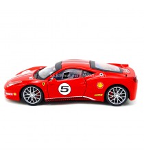 FERRARI 458 CHALLENGE N°5 PIRELLI 1/24 BURAGO côté gauche