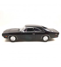 DODGE CHARGER 70 R/T 1969 NOIR 1:18 côté gauche