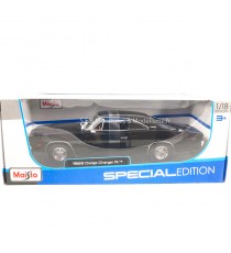 DODGE CHARGER 70 R/T FROM 1969 BLACK 1:18 MAISTO in the packaging