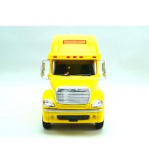 CAMION FREIGHTLINER COLOMBIA JAUNE -1:32 WELLY vue de face