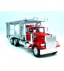 CAMION KENWORTH W900 ROUGE PORTE VOITURES -1:32 WELLY avant droit