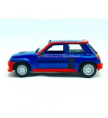 RENAULT 5 TURBO BLEU 1:24 BURAGO côté gauche